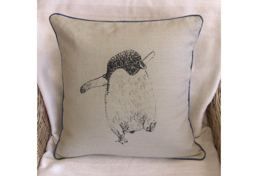 penguin cushion shop slideshow